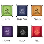 Personalisierte Sie nach Hause kommen ist das Beste aus unserem Tag Leder Catchall Snap Tablett mit Holding Hand Deisgn Vatertag Geburtstag Geschenk f