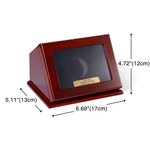 Présentoir de Balle de Golf Personnalisé avec Plaque Gravée Boîte en Bois Cadeau Anniversaire Fête des Pères pour Amateur de Golf