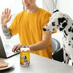 Personalisierte Ich mag Bier und mein Hund Katze kann isolierte Becher mit Haustier Foto und Namen Geburtstag Jahrestag Geschenk für Tierliebhaber