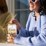 Personalized Floral Sunglasses Beach Chair Flip Flops 20oz Frosted Name Glass Tumbler with Bamboo Lid and Straw Birthday Summer Holiday Gift for Her