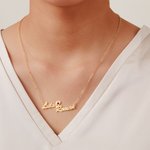 Personalized Dainty Two Names Necklace with Birthstone and Heart Birthday Valentine's Day Mother's Day Gift for Women