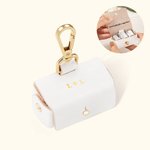 Gepersonaliseerde lederen ring drager zakje voor hondenhalsband met gegraveerde tekst voorstel verloving bruiloft feest cadeau voor nieuw paar