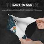 Personalized Every Child Matters Dots Rainbow Foldable Tissue Box Cover with Name and Snap Button Appreciation Back to School Gift for Teacher