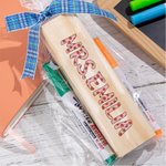 Personalised Cute Graffiti Stationery Chalkboard Rubber with Title & Name Teacher’s Day Back to School Gift for Teacher