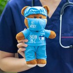 Personalisierter Plüsch Bär mit Schwesternkleidung Spielzeug Anerkennung Geschenk für Arzt Medizinischen Fachmann