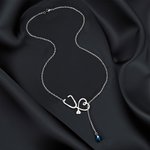 Personalisierte Stethoskop Halskette mit Herz Birthstone Medical Student Graduierung Anerkennung Geschenk für Arzt Krankenschwester