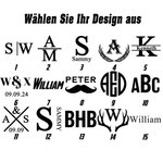 Personalisierte PU-Leder Kulturtasche mit Monogramm Wasserdicht Tragbar  Geburtstag Geschenk für Herren Trauzeuge Freund