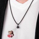 Personalized Photo Projection Box Chain Necklace Curb Link Bracelet Birthday Valentine's Day Gift for Men