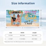 Personalisierte Mädchen Reise Superfine Fiber Beach Towel Sand frei schnell trocken Sommer Urlaub Party Geschenk für Besties