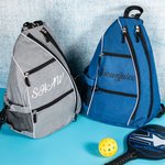 Sac à dos de sport de grande capacité pour Pickleball avec nom Cadeau d'anniversaire pour les amoureux du sport