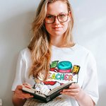 Personalisierte niedlichen Bleistift Apfel Lineal Tumbler 100% Baumwolle Unisex T-Shirt mit Namen Teacher's Day Wertschätzung Geschenk für Lehrer