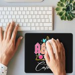 Personalized Retro ABCD Teacher Tour Mouse Pad with Cartoon Character and Name Appreciation Back to School Gift for Teacher