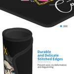 Personalized Retro ABCD Teacher Tour Mouse Pad with Cartoon Character and Name Appreciation Back to School Gift for Teacher