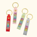 Personalisierte Multicolor Dalmatiner Dots Leder Schlüsselanhänger mit Namen Hochzeit Party Geburtstag Geschenk für sie