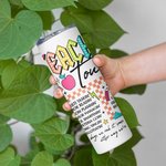 Personalized Retro Neon Letters Teacher Tour 20oz Skinny Tumbler with Straw and Cleaning Brush Back to School Appreciation Gift for Teacher