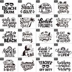 Personalisierte Multicolor Strand Tasse und Handy-Halter mit Text und Muster Strand Accessoire Graduierung Reise Geschenk für Outdoor-Liebhaber