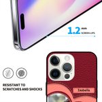 Personalisierte Leder Herz Foto Telefon Fall für iPhone mit Namen Geburtstag Geschenk für Tierliebhaber