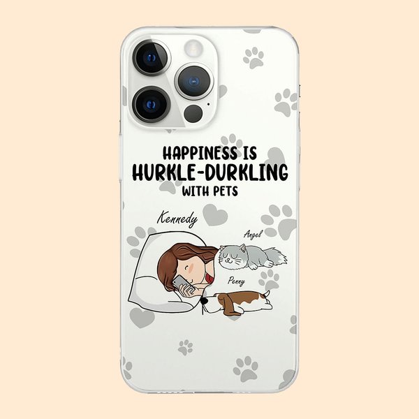 Custodia personalizzata per iPhone con nome, regalo di compleanno e anniversario per gli amanti degli animali.