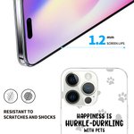 Custodia personalizzata per iPhone con nome, regalo di compleanno e anniversario per gli amanti degli animali.