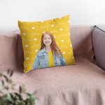 Personalisierte Multi-Color-Foto werfen Kissenbezug mit Namen Home Decor Geburtstagsgeschenk für Familie