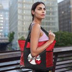 Personalized Basketball Softball Baseball Large Capacity Tote Bag with Name Birthday Game Day Gift for Sports Lovers