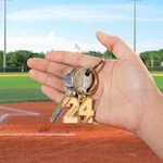 Llavero personalizado con nombre y número de béisbol Regalo de cumpleaños para amantes del deporte