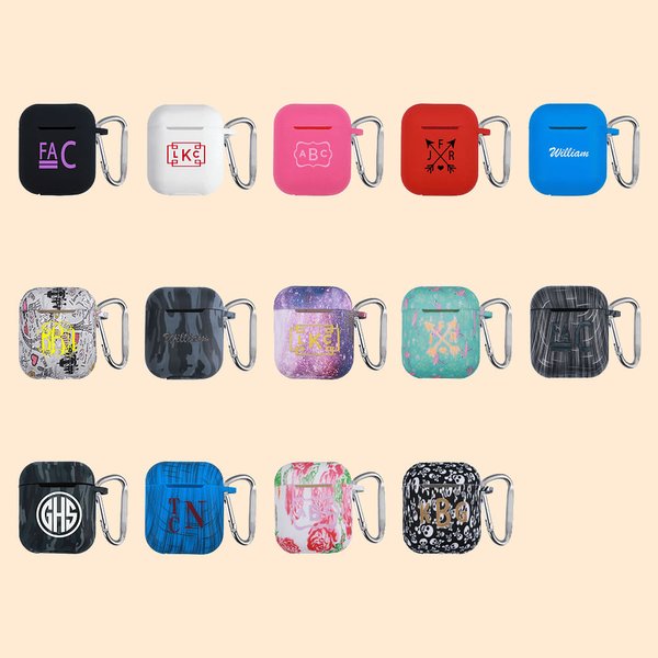 Custodia in silicone personalizzata con incisione per AirPod