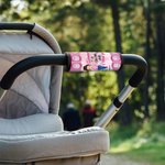 Personalized Just A Person Who Loves Traveling Luggage Handle Wrap Set of 2 with Name and Contact Card Travel Accessories Gift for Travel Lovers