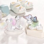 Personalised Birthstone Sleeping Baby Sculpture with Butterfly or Angel Wings Miscarriage Pregnancy Infant Loss Sympathy Gift for Mom