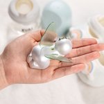 Personalised Birthstone Sleeping Baby Sculpture with Butterfly or Angel Wings Miscarriage Pregnancy Infant Loss Sympathy Gift for Mom