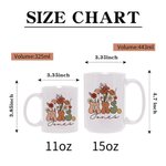 Gepersonaliseerde Retro Wildflower 11oz 15oz Keramische Mevrouw mok met naam Bruiloft Bridal Shower Waardering Gift voor haar