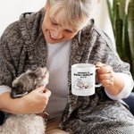 Personalisierte Glück ist Hurkle-Durklinging mit Haustieren Keramik Becher mit Namen Geburtstag Geschenk für Tierliebhaber