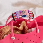 Personalized Just A Person Who Loves Traveling Luggage Handle Wrap Set of 2 with Name and Contact Card Travel Accessories Gift for Travel Lovers