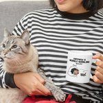 Personalisierte Glück ist Hurkle-Durklinging mit Haustieren Keramik Becher mit Namen Geburtstag Geschenk für Tierliebhaber