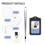 Personalized Every Child Matters Rainbow Polka Dots Leather ID Badge Holder with Lanyard Appreciation Back to School Gift for Teacher