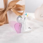 Personalised Birthstone Sleeping Baby Sculpture with Butterfly or Angel Wings Miscarriage Pregnancy Infant Loss Sympathy Gift for Mom