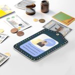 Personalized Every Child Matters Rainbow Polka Dots Leather ID Badge Holder with Lanyard Appreciation Back to School Gift for Teacher