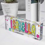 Personalized Acrylic Dalmatian Dots Teacher Name Sign Desk Decoration Appreciation Back To School Gift for Teacher