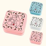 Personalisierte niedliche Liebe Umarmung Familie Bär Leder Schmuckkästchen mit Namen und Geburt Blume Portable Travel Accessoire Geburtstag Muttertag 