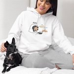 Personalisierte In meinem Hurkle Durkle Ära Haustiere T-shirt Sweatshirt Hoodie mit Namen Geburtstag Jahrestag Geschenk für Katze Hund Haustierliebhab
