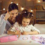 Personalized Cute Macaron Colour DIY Journal Kit Stationery Set with Name Back to School Birthday Gift for Teen Girls