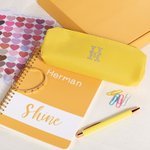 Personalized Cute Macaron Colour DIY Journal Kit Stationery Set with Name Back to School Birthday Gift for Teen Girls