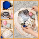 Sac d'Hôpital pour Bébé Personnalisé avec Motif et Texte Sac en Coton Cadeau de Grossesse pour Maman