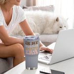 Personalized Cute Dog Cat In My Hurkle Durkle Era 30oz Name Tumbler with Straw and Brush Birthday Gift for Pet Lover