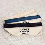 Personalized Simple Style Daddy's Random Stuff Organizer Foldable Storage Bag with Text Funny Father's Day Birthday Gift for Men