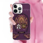 Personalized Dog Cat Imitation Leather Multicolor Phone Case for iPhone with Name and Title Birthday Anniversary Gift for Pet Lovers
