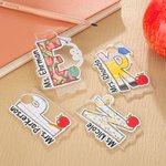 Personalisierte Graffiti-Letter Namensschild Schild Topper für 20oz 30oz 40oz Stanley Becher Zubehör Geburtstag Lehrer Tag Anerkennung Geschenk für Le