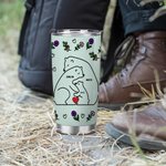 Bicchiere da 20 oz personalizzato con 2-9 nomi e cannuccia Regalo di compleanno per la famiglia