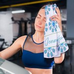 Personalised Pickleball Paddles Waffle Weave Pickleball Towel with Name Birthday Gift for Sport Lover