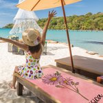 Personalized Oversized Quick Dry Birth Flower Beach Towel with Name Summer Travel Essential Bachelorette Wedding Gift for Her